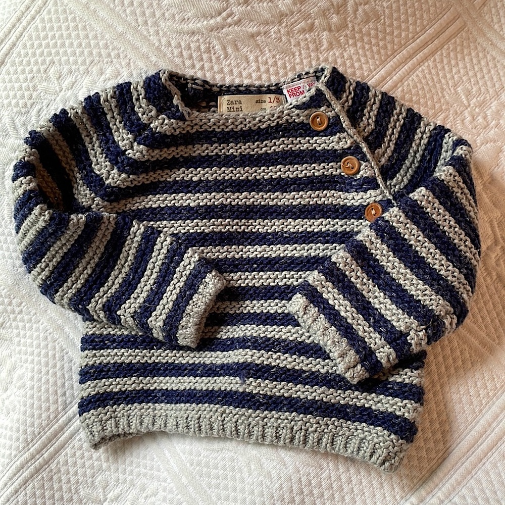 Zara mini striped sweater